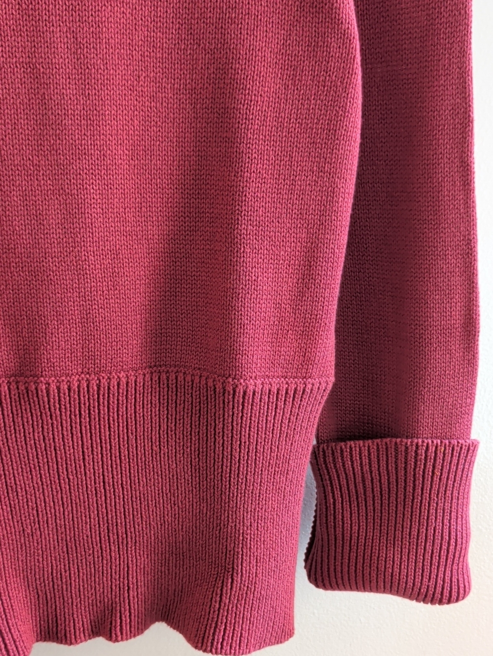 Club Monaco Cotton Knit Cowl Neck Sweater - Dusty Rose - Picture 5 of 10